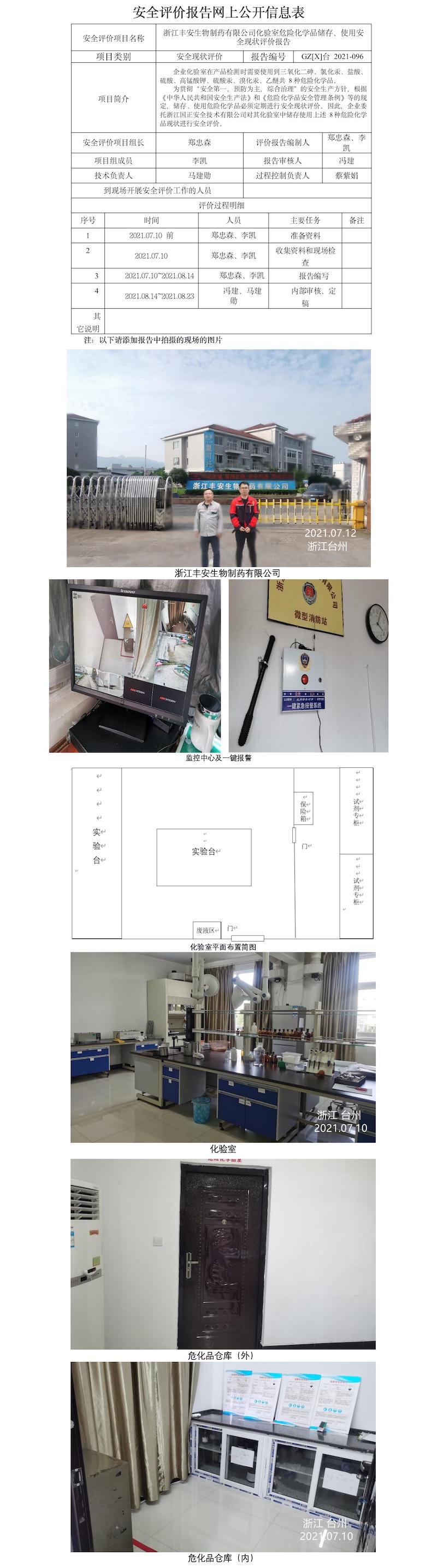 GZ【X】臺(tái)2021-096浙江豐安生物制藥有限公司化驗(yàn)室危險(xiǎn)化學(xué)品儲(chǔ)存、使用安全現(xiàn)狀評(píng)價(jià)報(bào)告網(wǎng)上公開信息表.jpg