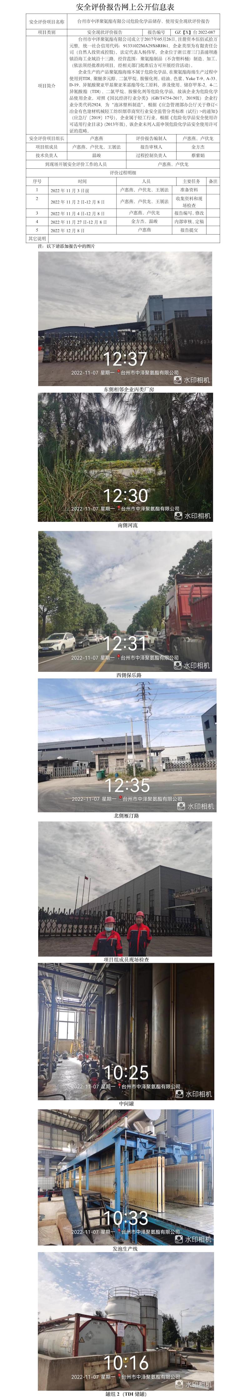 GZ【X】臺2022-087臺州市中澤聚氨酯有限公司危險化學品儲存、使用安全現(xiàn)狀評價報告網(wǎng)上公開信息表.jpg