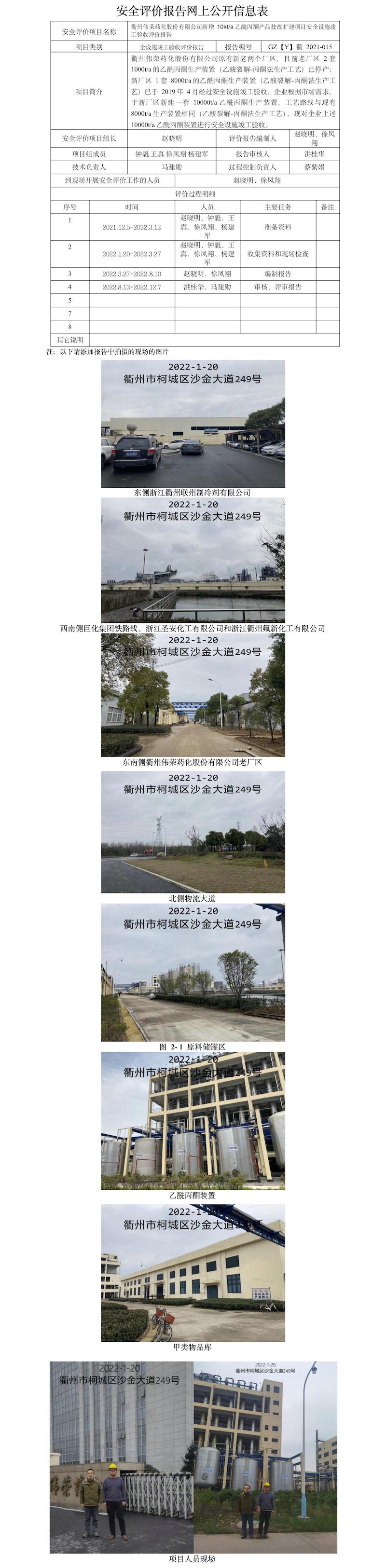 GZ【Y】衢2021-015衢州偉榮藥化股份有限公司新增10kta乙酰丙酮產(chǎn)品技改擴(kuò)建項(xiàng)目安全設(shè)施竣工驗(yàn)收評(píng)價(jià)報(bào)告網(wǎng)上公開信息表.jpg